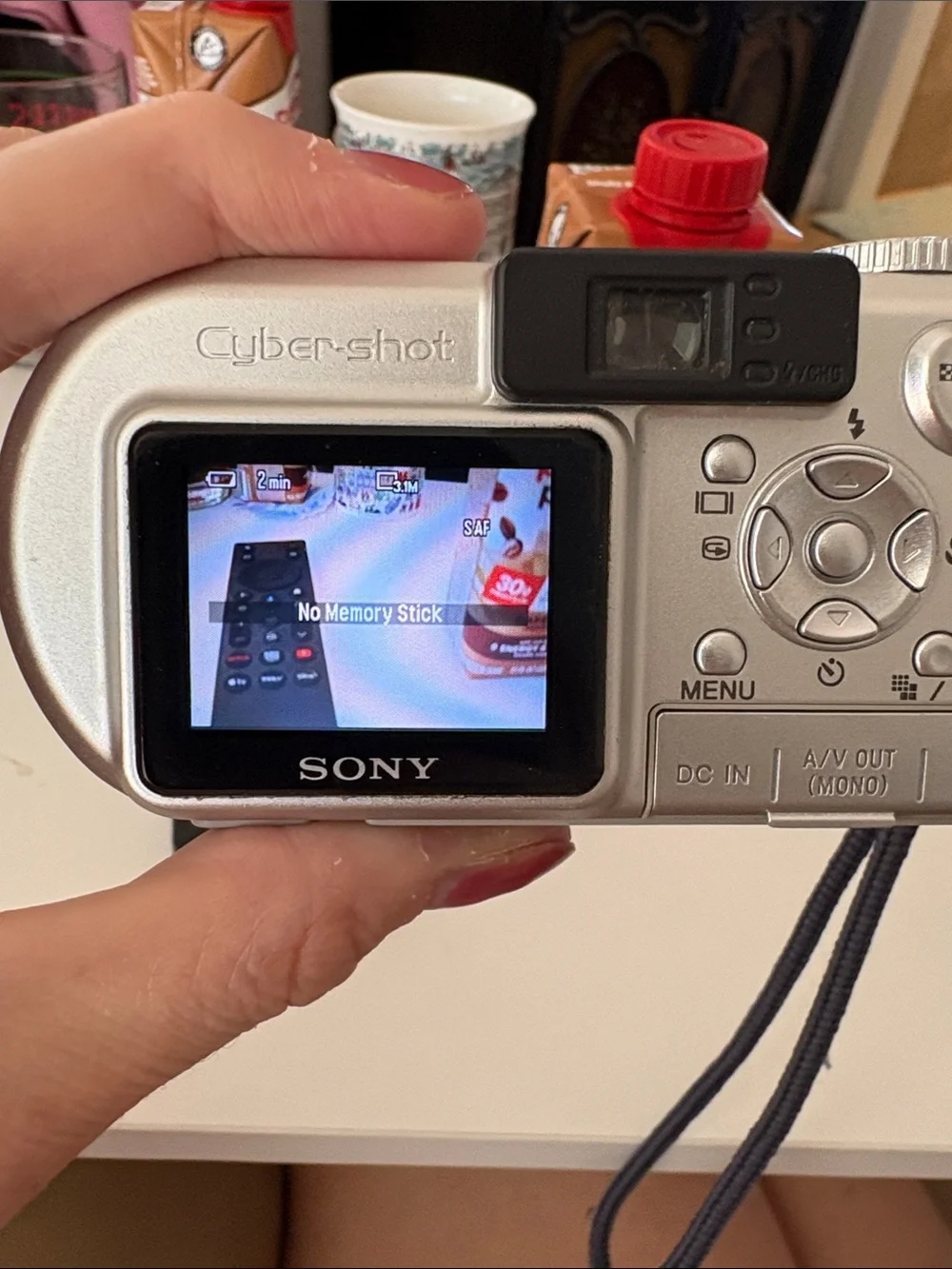 Sony Silver Cyber-shot 3.2MP Compact Digital Camera with Wrist Strap